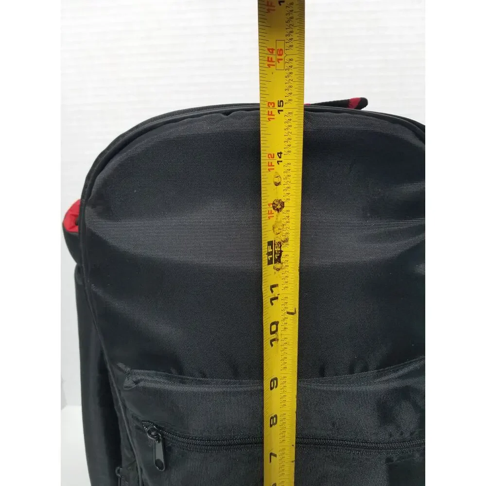 Vintage 2 Person Picnic Backpack Kit Insulated Cooler Utensil Glasses Plates New